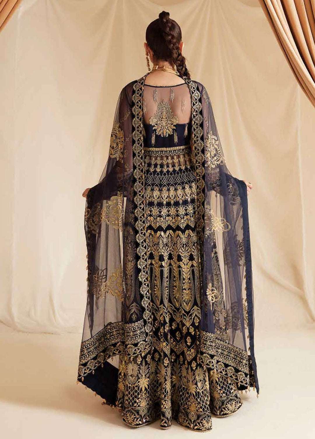 Fleur De Lis by Ayzel Embroidered Chiffon Suits Unstitched 3 Piece AAF23FL 05 Bluebella - Luxury Collection