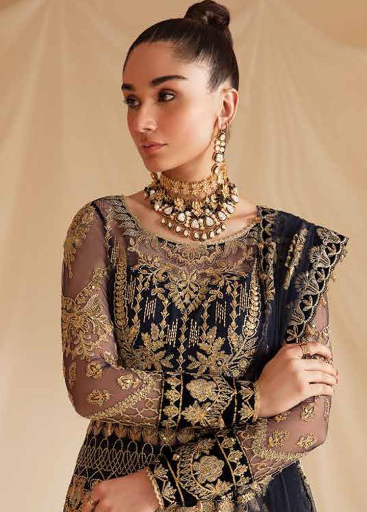 Fleur De Lis by Ayzel Embroidered Chiffon Suits Unstitched 3 Piece AAF23FL 05 Bluebella - Luxury Collection