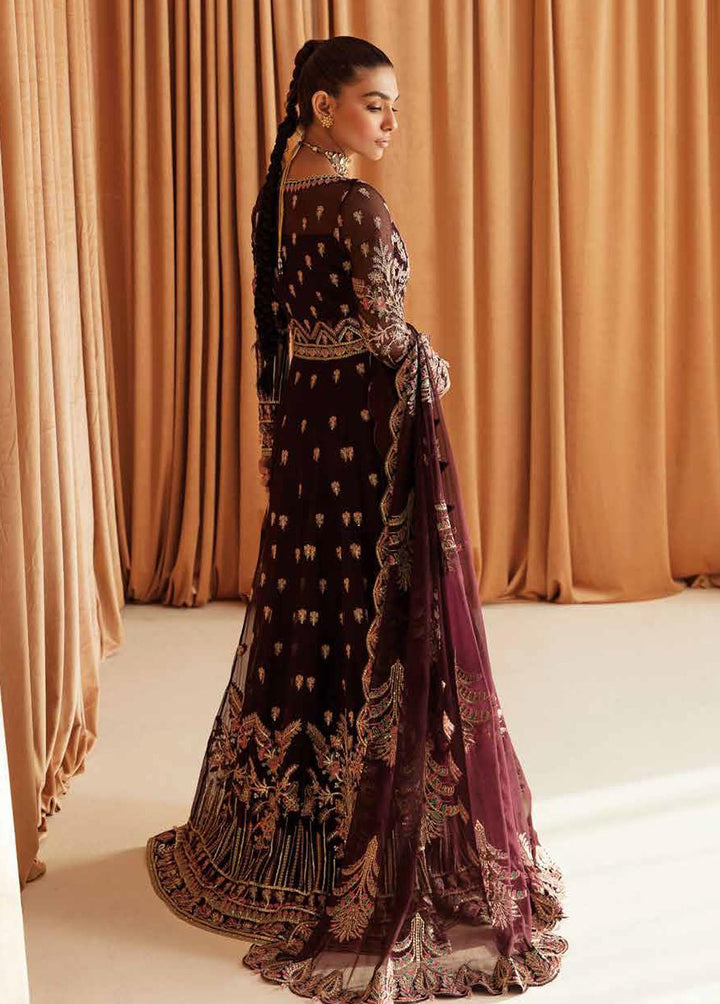 Fleur De Lis by Ayzel Embroidered Chiffon Suits Unstitched 3 Piece AAF23FL 06 Camellia - Luxury Collection