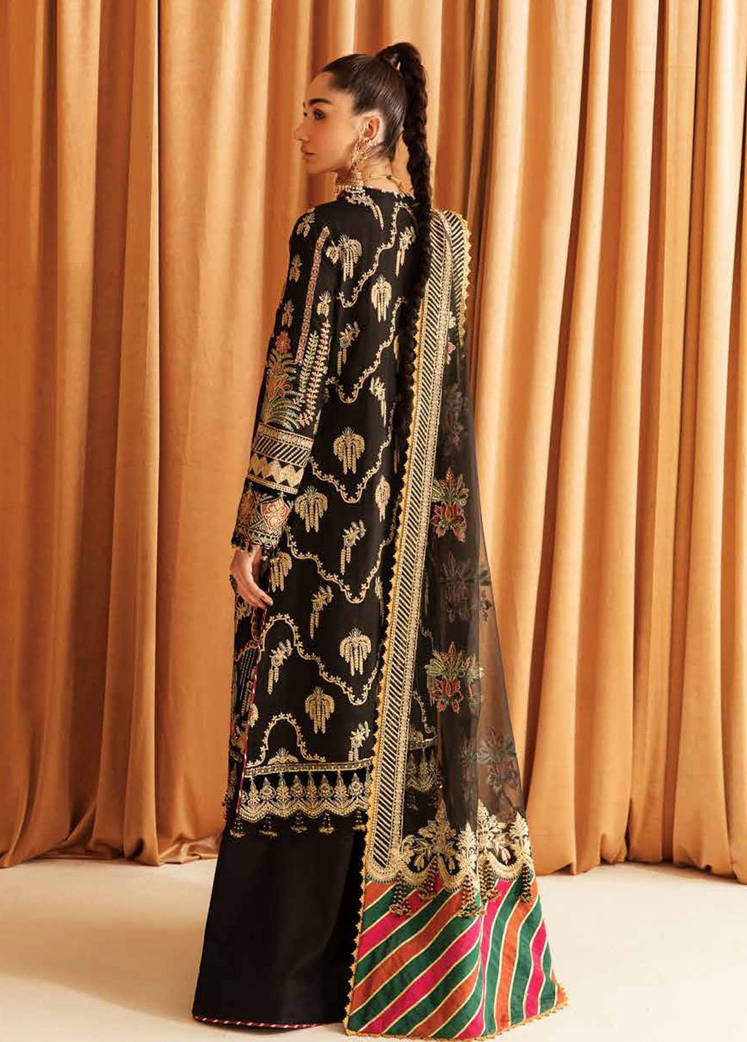 Fleur De Lis by Ayzel Embroidered Chiffon Suits Unstitched 3 Piece AAF23FL 07 Zenith - Luxury Collection