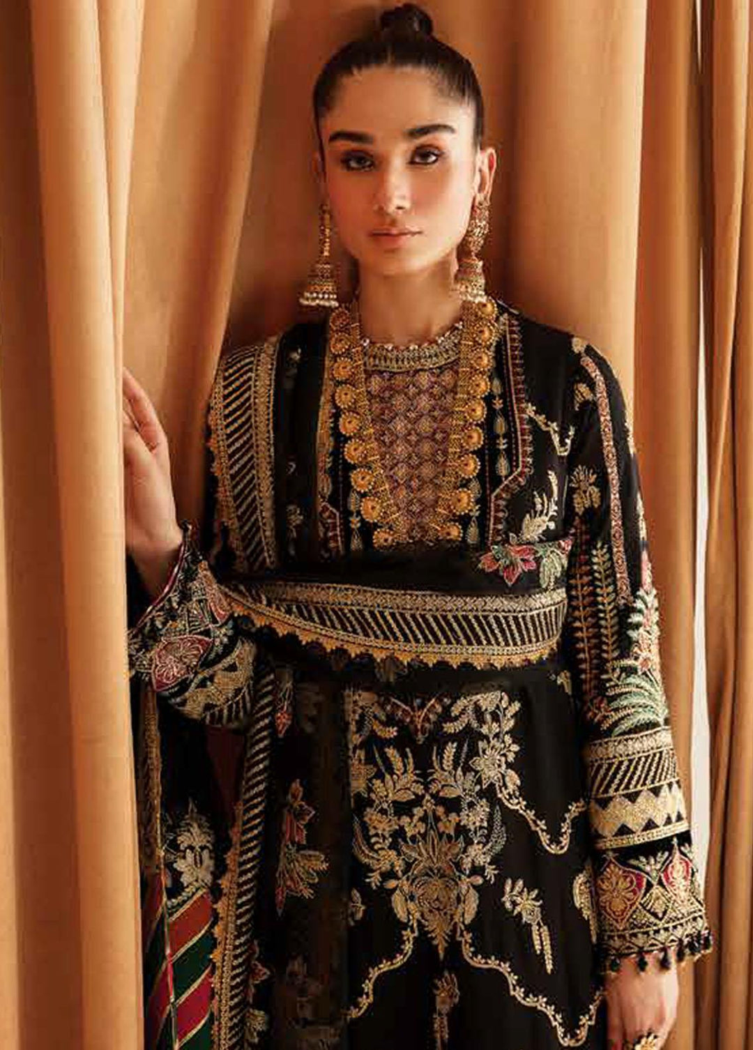 Fleur De Lis by Ayzel Embroidered Chiffon Suits Unstitched 3 Piece AAF23FL 07 Zenith - Luxury Collection