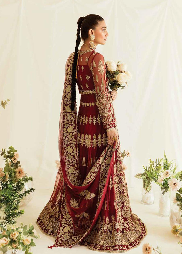 Fleur De Lis by Ayzel Embroidered Chiffon Suits Unstitched 3 Piece AAF23FL 08 Tresor - Luxury Collection