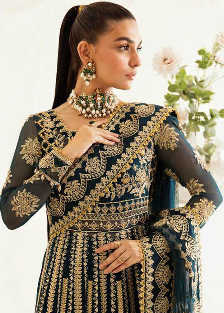 Fleur De Lis by Ayzel Embroidered Chiffon Suits Unstitched 3 Piece AAF23FL 09 Fleurette - Luxury Collection