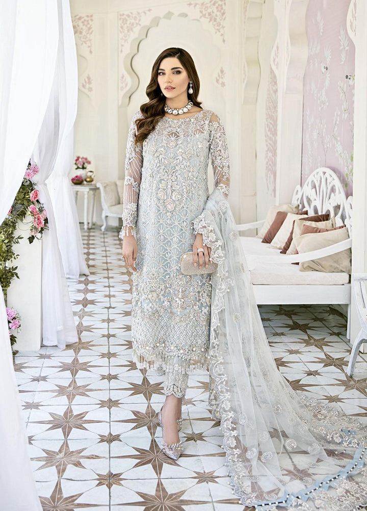 Gulaal Luxury Pret Embroidered Net 3 Piece Dress GL22FDR Avenir