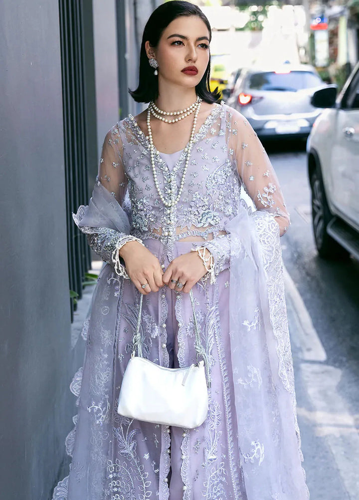 Fleurie By Saad Shaikh Embroidered Net Suits Unstitched 4 Piece SSK24F Mariska - Luxury Collection