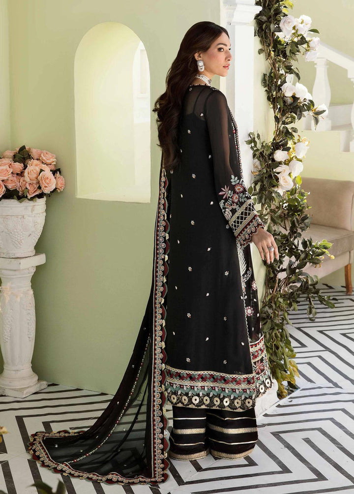 Floraison By Seran Embroidered Chiffon Suits Unstitched 3 Piece SRN23F 01 Elea - Luxury Festive Collection