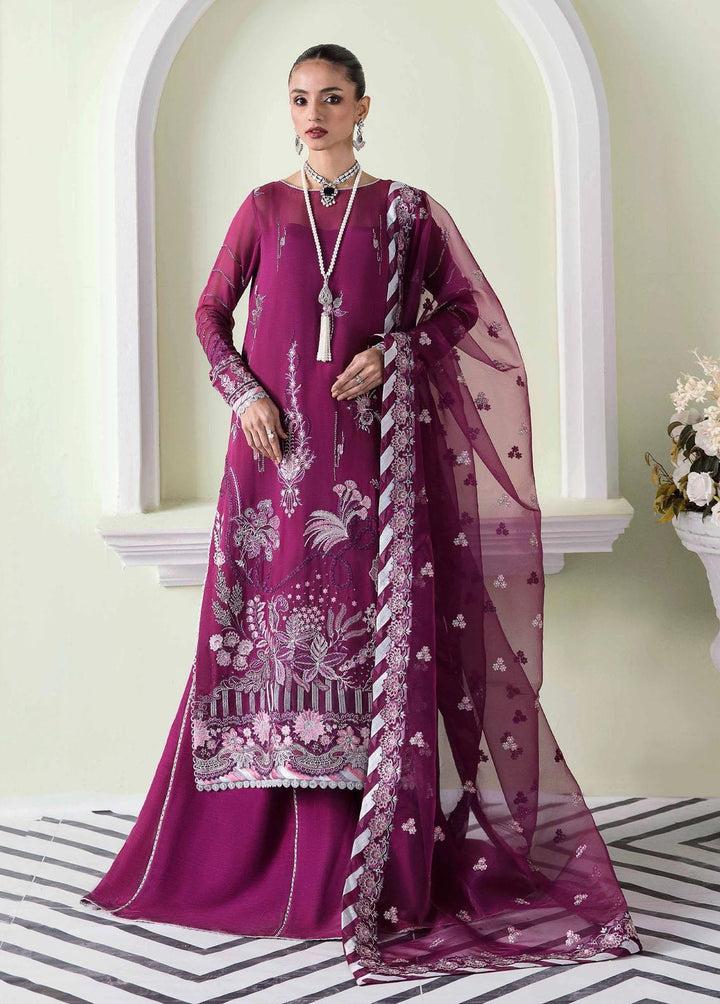 Floraison By Seran Embroidered Chiffon Suits Unstitched 3 Piece SRN23F 05 Audrey - Luxury Festive Collection