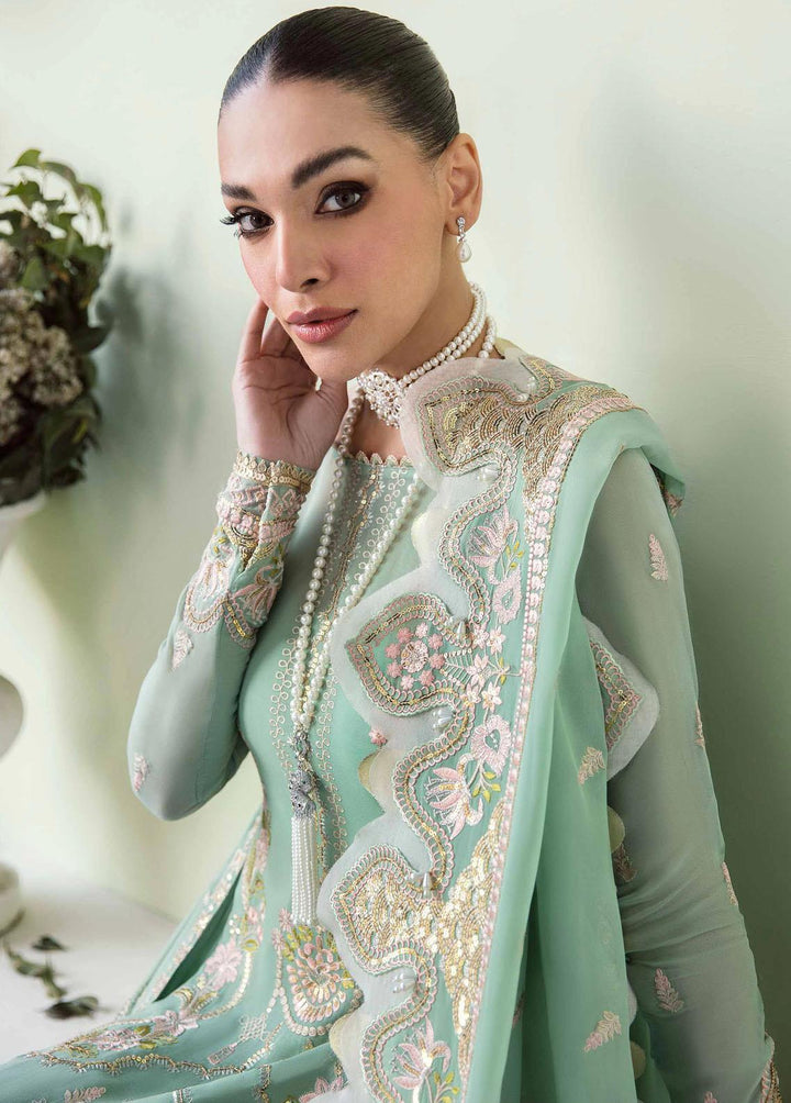 Floraison By Seran Embroidered Chiffon Suits Unstitched 3 Piece SRN23F 06 Delphine - Luxury Festive Collection