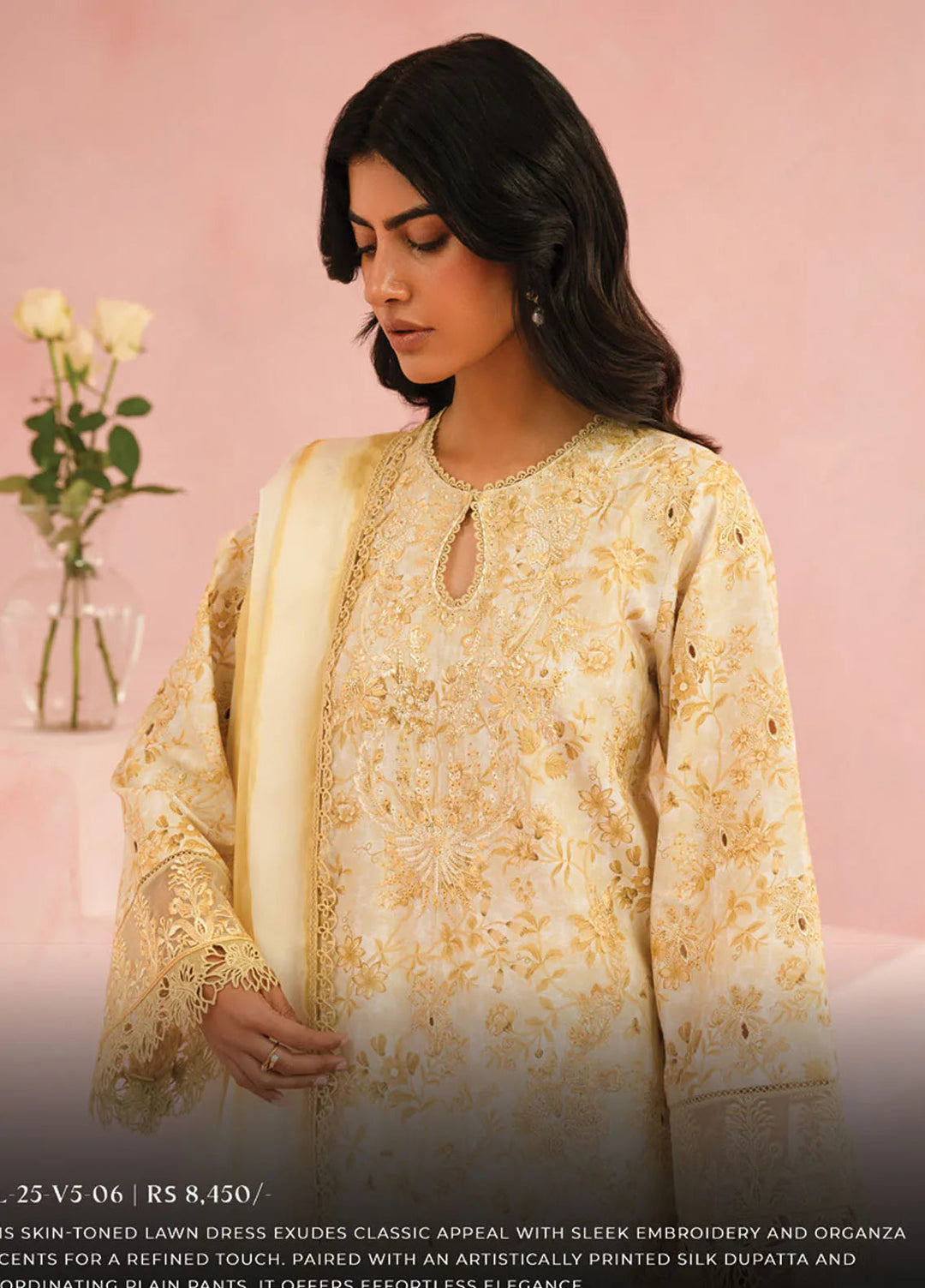 Floral Charm by Afrozeh Embroidered Lawn Suits Unstitched 3 Piece AF25FC D-06 Arbor - Summer Collection