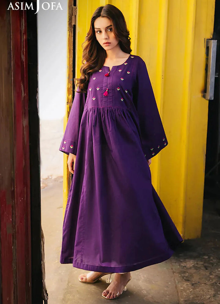 Floral Pattern By Asim Jofa Pret Embroidered Cambric 2 Piece Suit AJFP-010