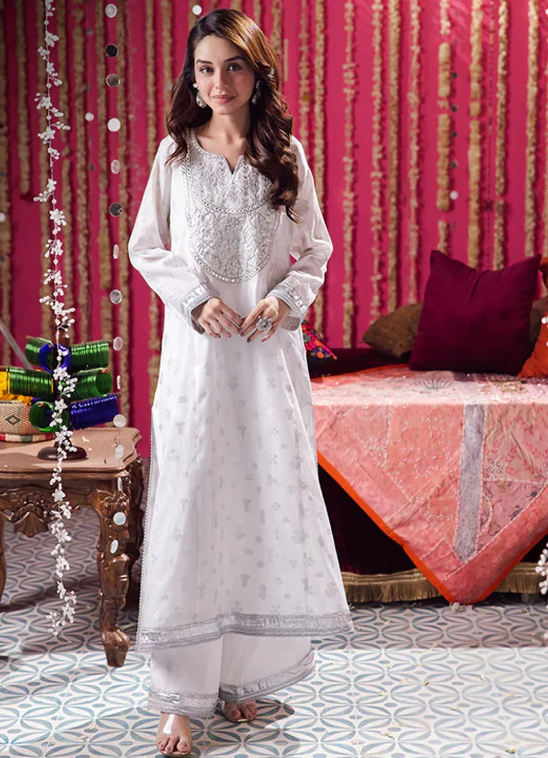 Floral Pattern By Asim Jofa Pret Embroidered Jacquard 2 Piece Suit AJFP-011