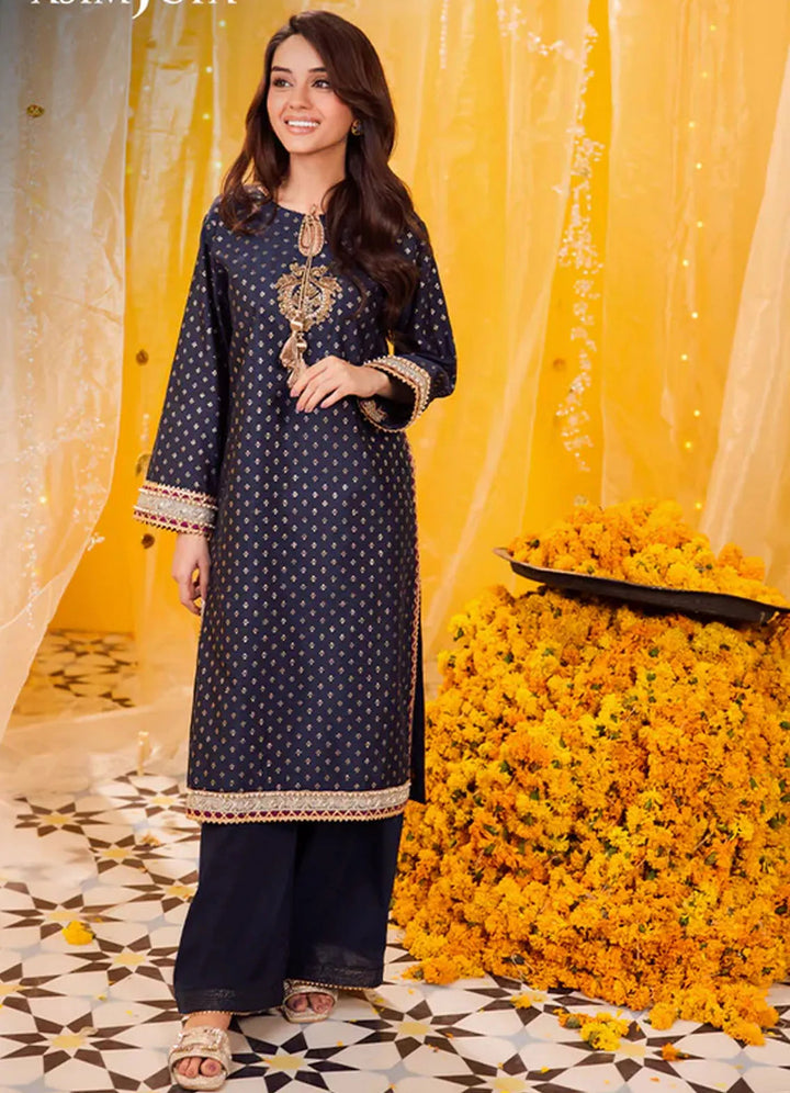 Floral Pattern By Asim Jofa Pret Embroidered Jacquard 2 Piece Suit AJFP-013