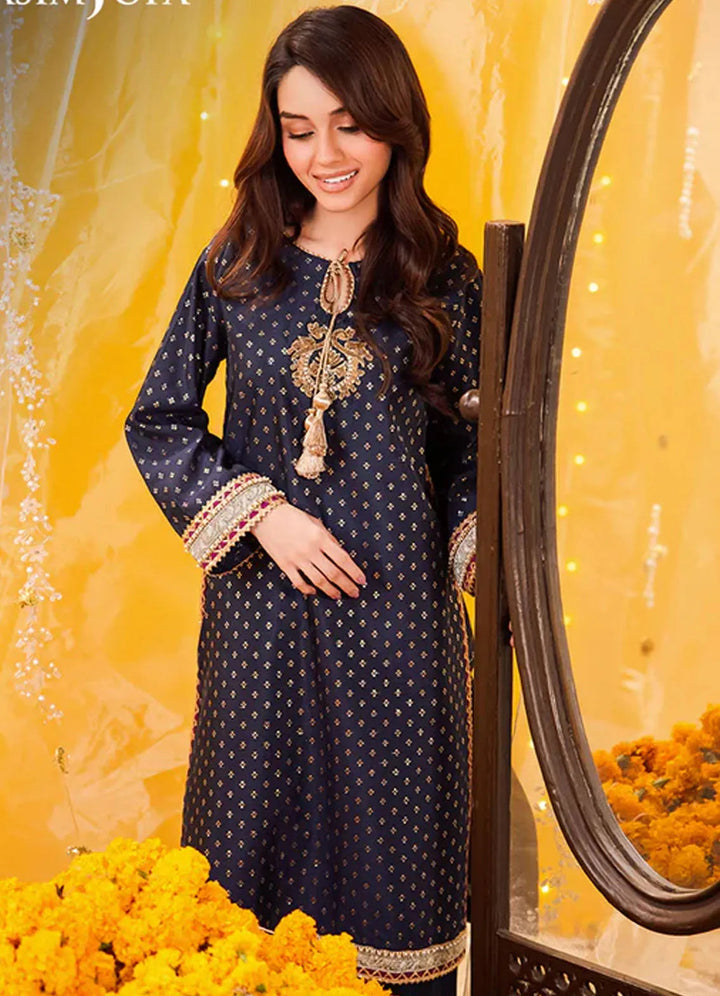 Floral Pattern By Asim Jofa Pret Embroidered Jacquard 2 Piece Suit AJFP-013