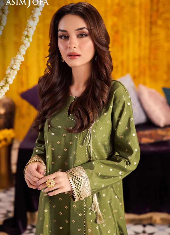 Floral Pattern By Asim Jofa Pret Embroidered Jacquard 2 Piece Suit AJFP-06