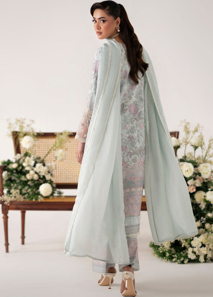 Floral Whimsy by Mehak Yaqoob Pret Embroidered Silk 3 Piece Suit Icelyn