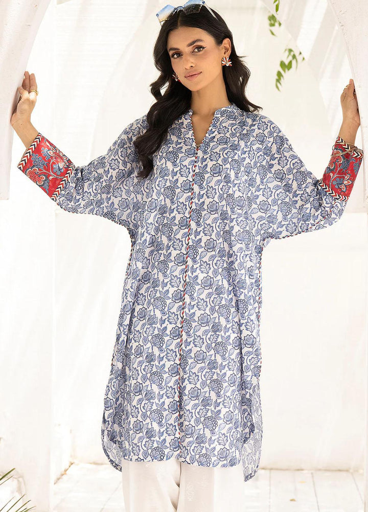 Florance By Meerak Printed Lawn Suits Unstitched Kurties MRK23F Obrina - Summer Collection