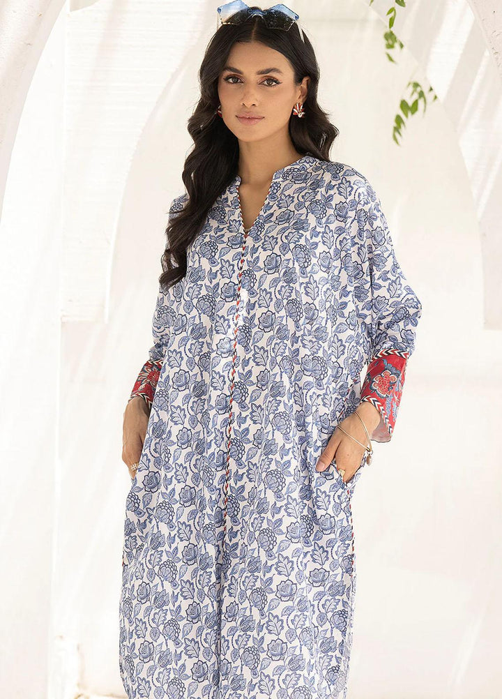 Florance By Meerak Printed Lawn Suits Unstitched Kurties MRK23F Obrina - Summer Collection