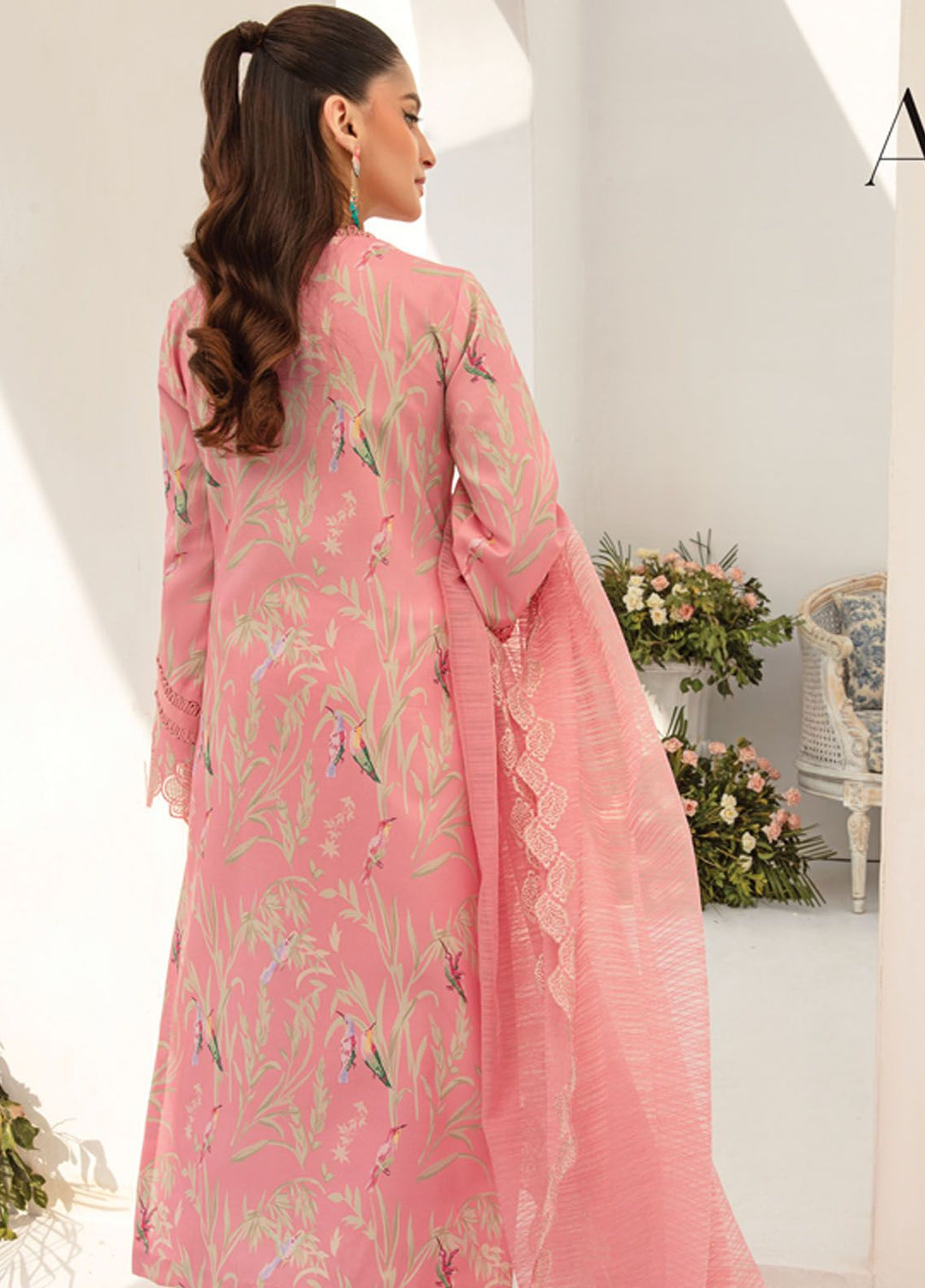 Florance By Rang Rasiya Embroidered Lawn Suits Unstitched 3 Piece RR24F D8 Aria - Premium Collection