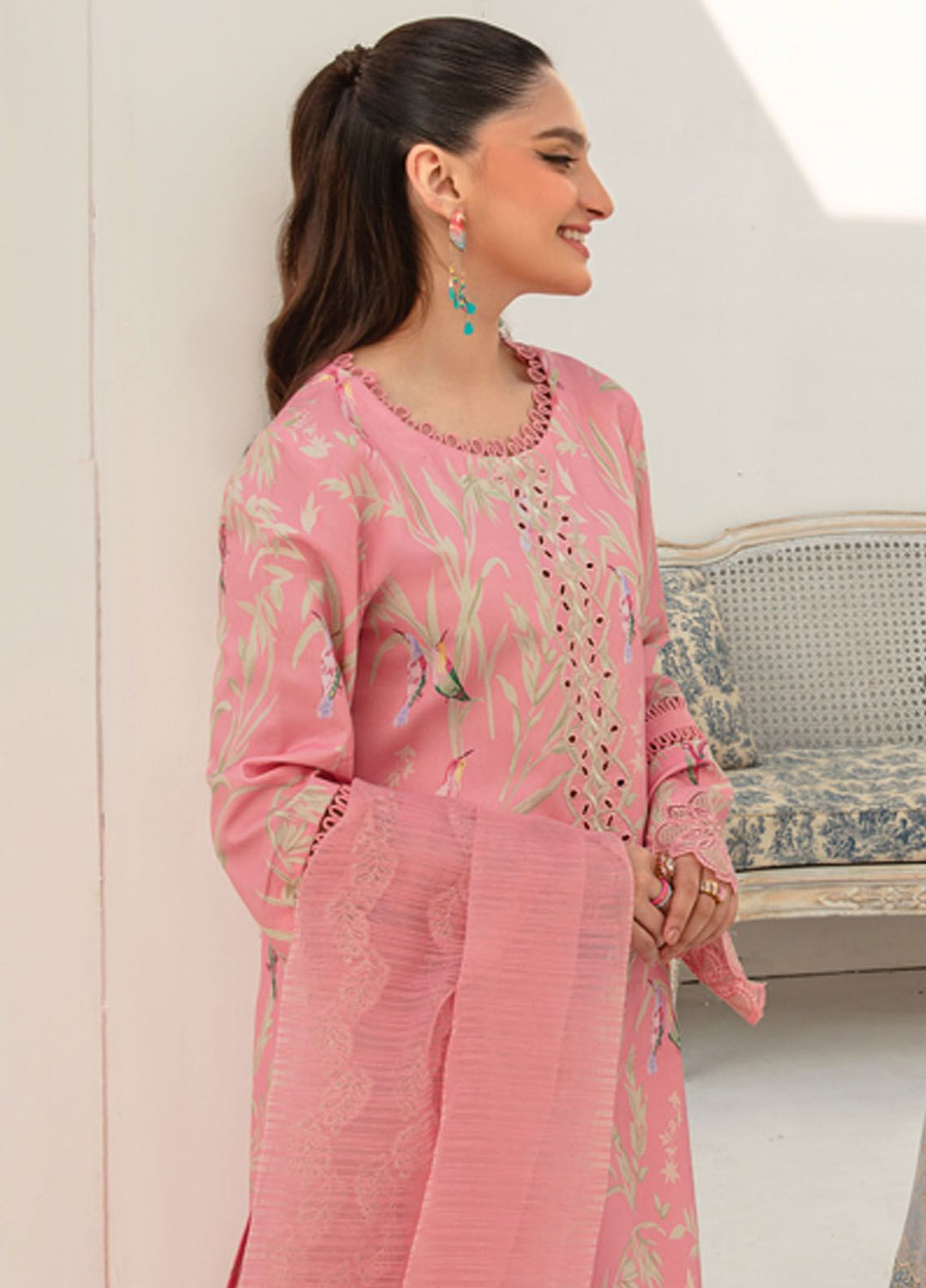 Florance By Rang Rasiya Embroidered Lawn Suits Unstitched 3 Piece RR24F D8 Aria - Premium Collection