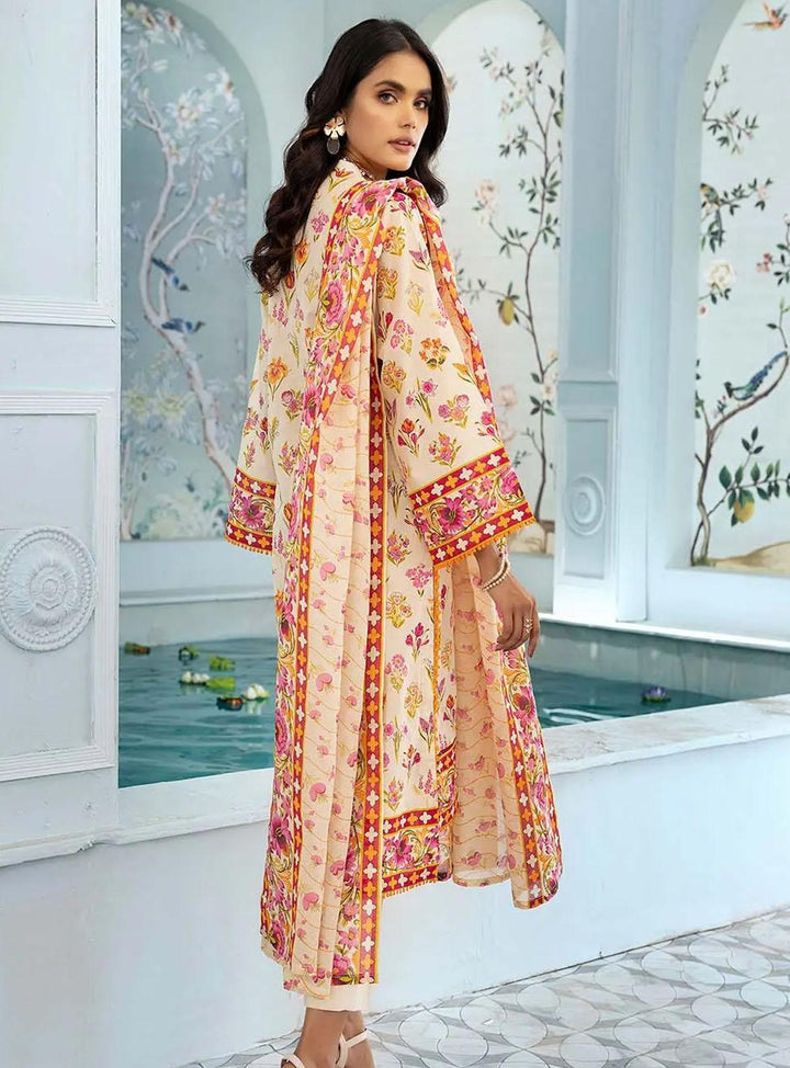 Florence By Gul Ahmed Printed Lawn Suits Unstitched 3 Piece GA22F CL-22226 A - Summer Collection