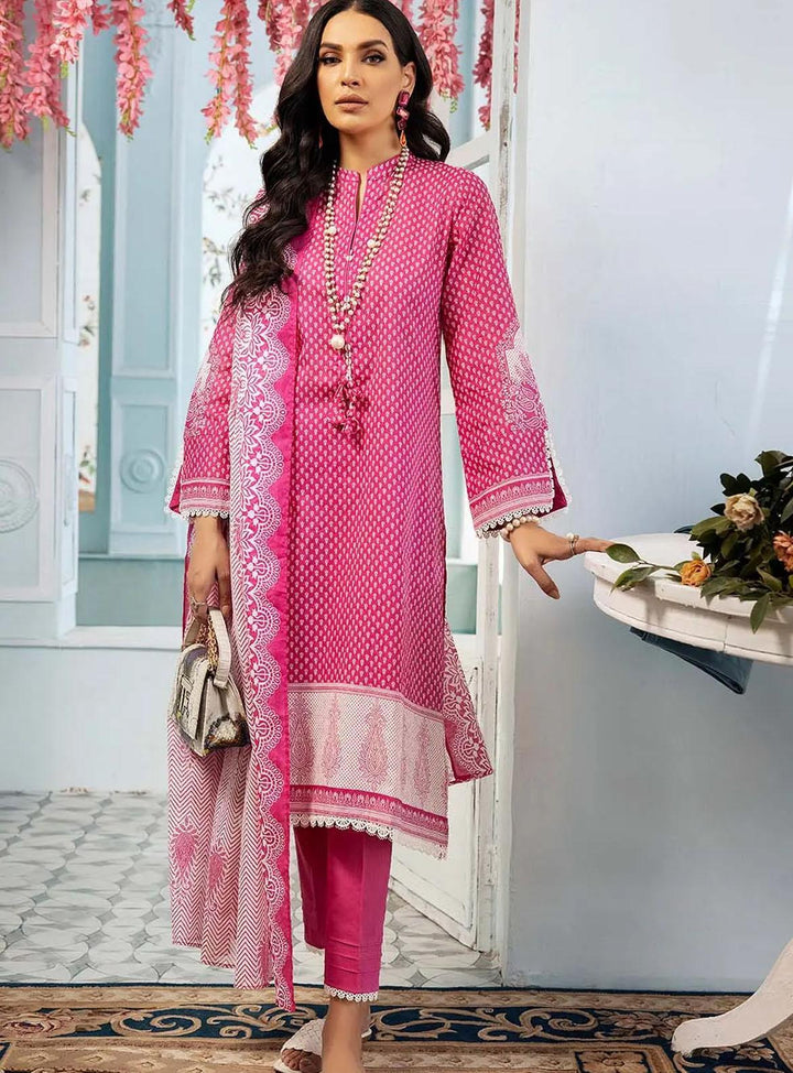 Florence By Gul Ahmed Printed Lawn Suits Unstitched 3 Piece GA22F CL-22230 B - Summer Collection