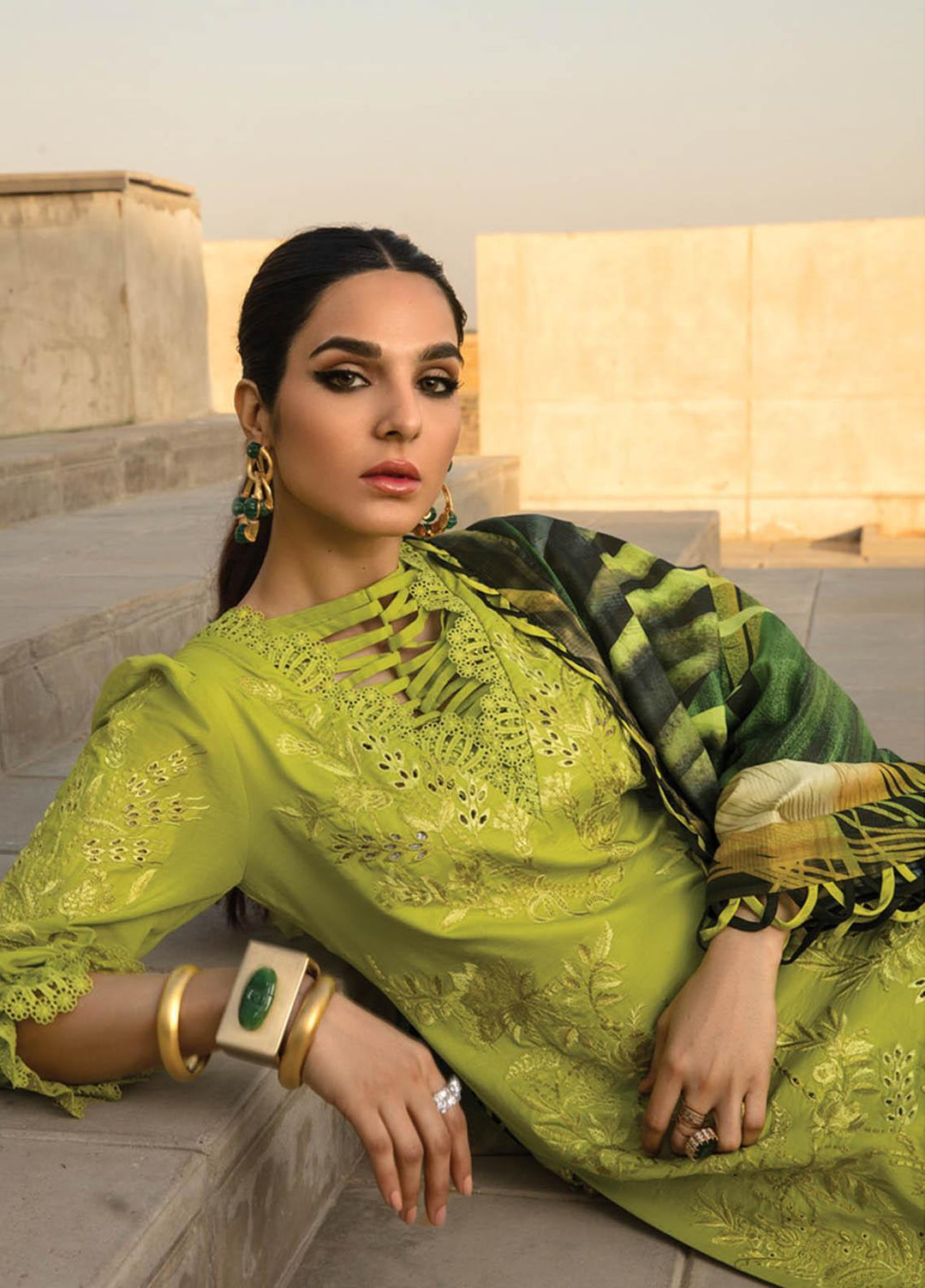 Florence By Rang Rasiya Embroidered Lawn Suits Unstitched 3 Piece RR23F 12 Ariana - Summer Collection