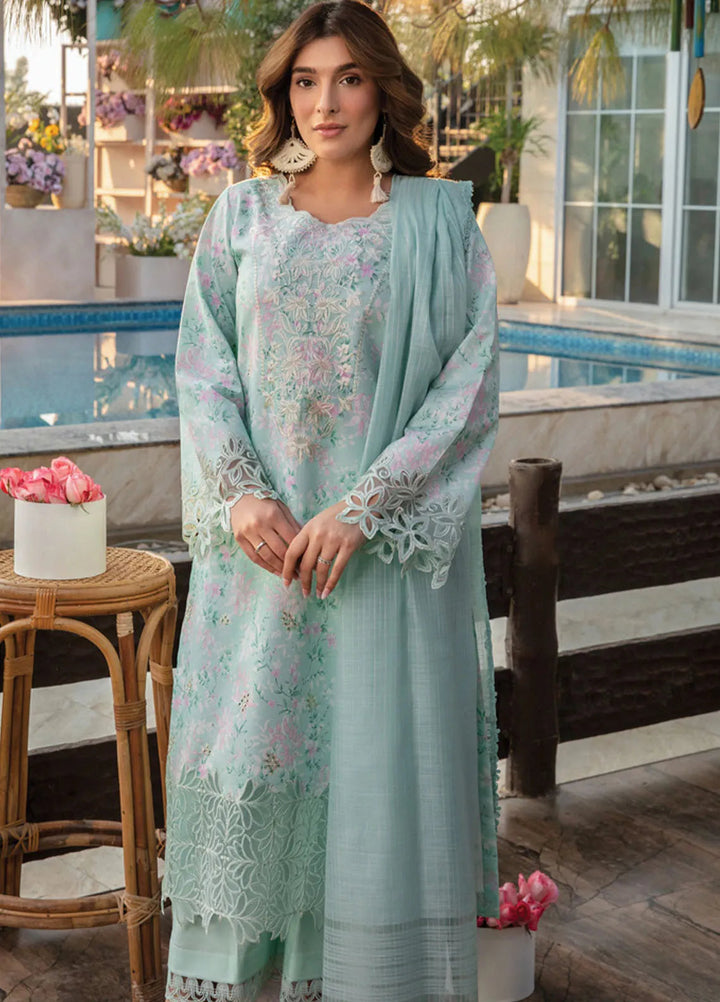Florence by Rang Rasiya Embroidered Lawn Suit Unstitched 3 Piece RR25F D-01 Laraib - Summer Collection