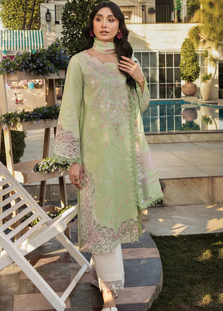 Florence by Rang Rasiya Embroidered Lawn Suit Unstitched 3 Piece RR25F D-02 Haniya - Summer Collection