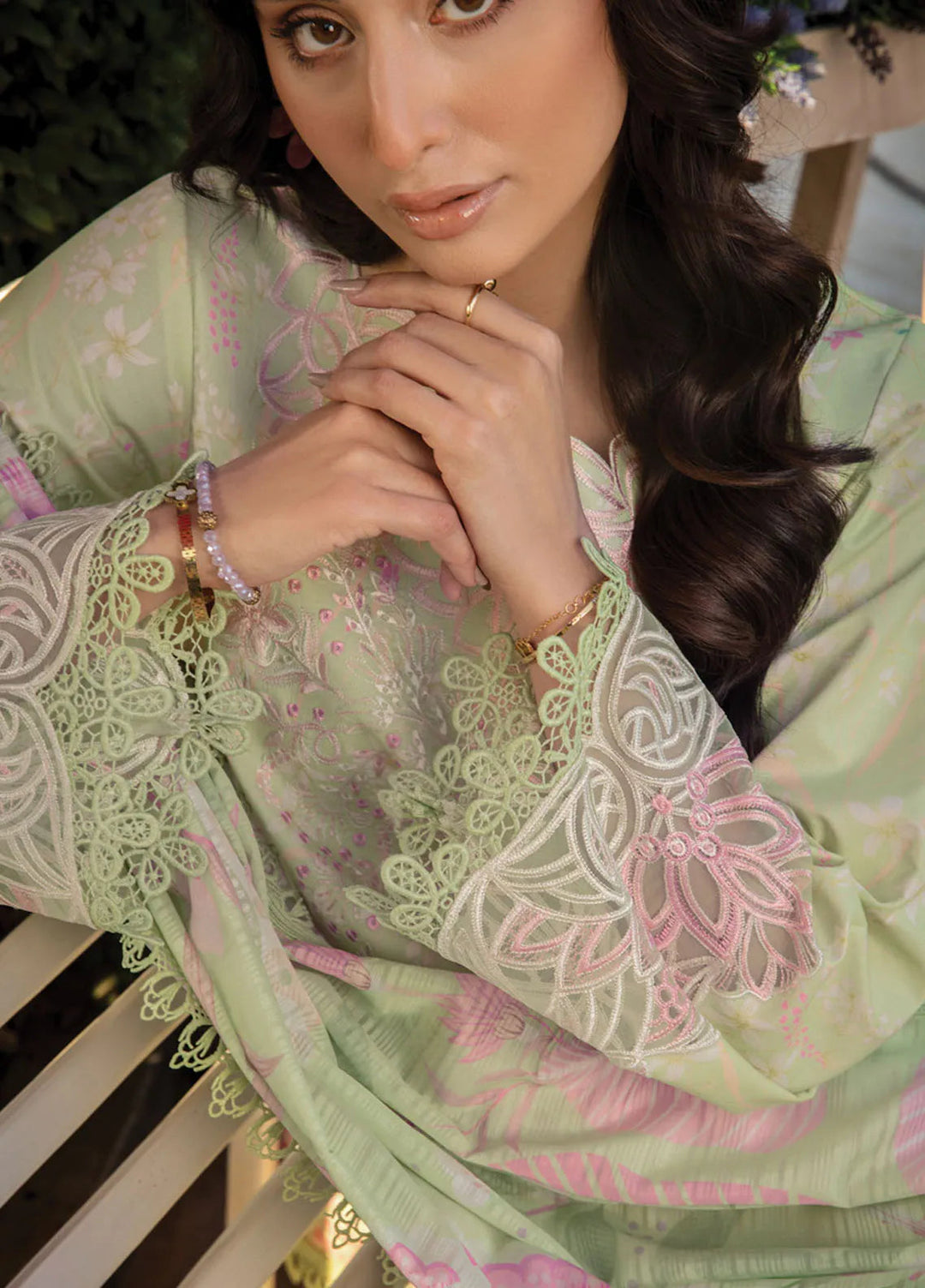 Florence by Rang Rasiya Embroidered Lawn Suit Unstitched 3 Piece RR25F D-02 Haniya - Summer Collection