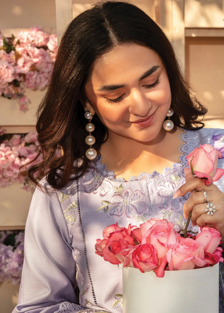 Florence by Rang Rasiya Embroidered Lawn Suit Unstitched 3 Piece RR25F D-06 Haneen - Summer Collection