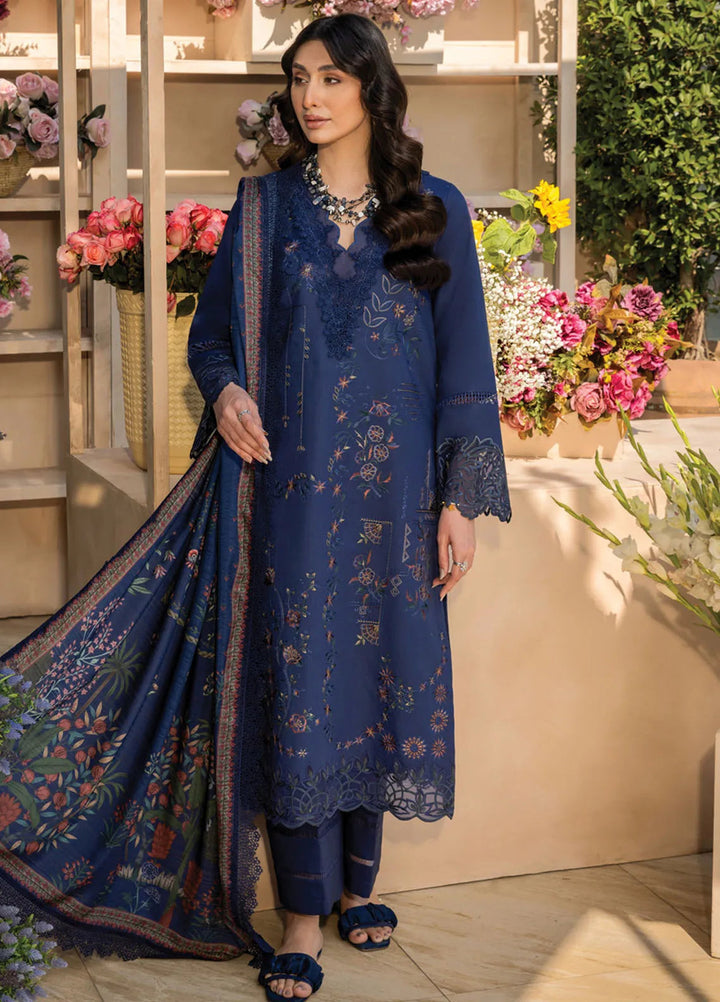 Florence by Rang Rasiya Embroidered Lawn Suit Unstitched 3 Piece RR25F D-08 Safina - Summer Collection