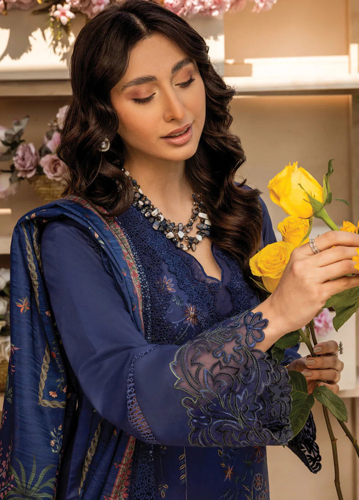 Florence by Rang Rasiya Embroidered Lawn Suit Unstitched 3 Piece RR25F D-08 Safina - Summer Collection