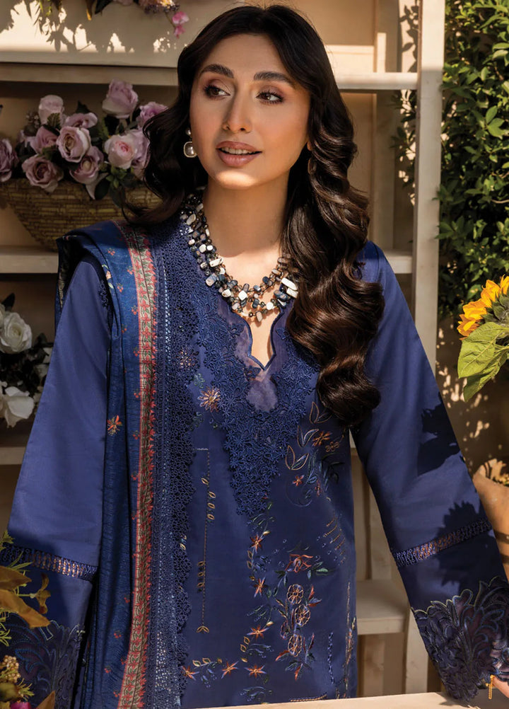 Florence by Rang Rasiya Embroidered Lawn Suit Unstitched 3 Piece RR25F D-08 Safina - Summer Collection