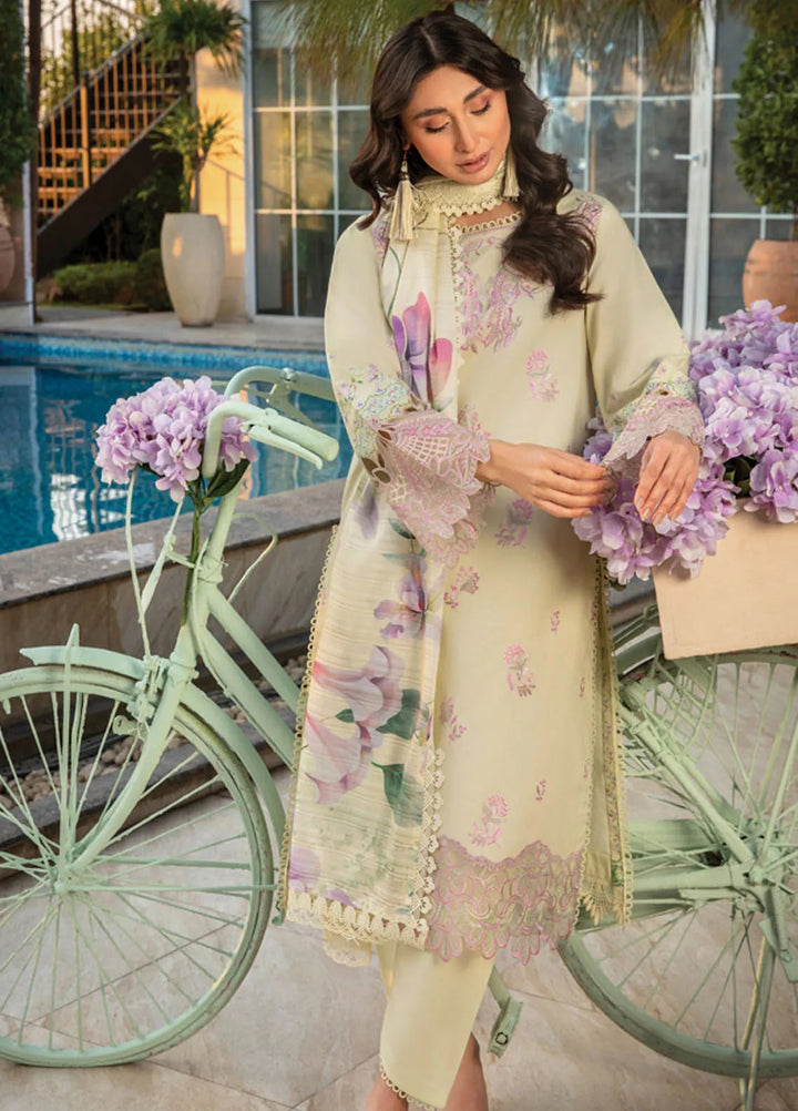 Florence by Rang Rasiya Embroidered Lawn Suit Unstitched 3 Piece RR25F D-09 Manah - Summer Collection