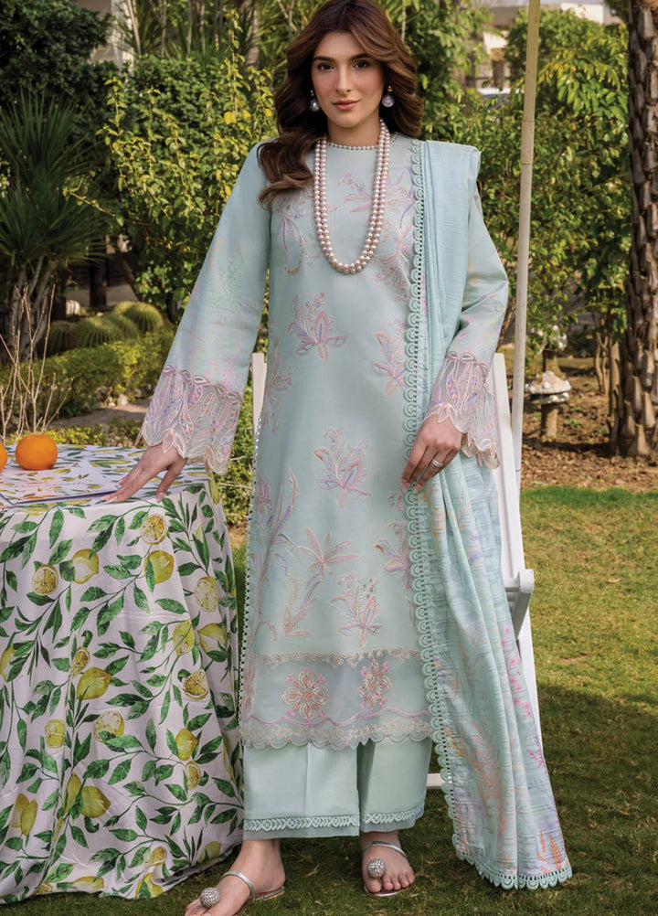 Florence by Rang Rasiya Embroidered Lawn Suit Unstitched 3 Piece RR25F D-10 Shireen - Summer Collection