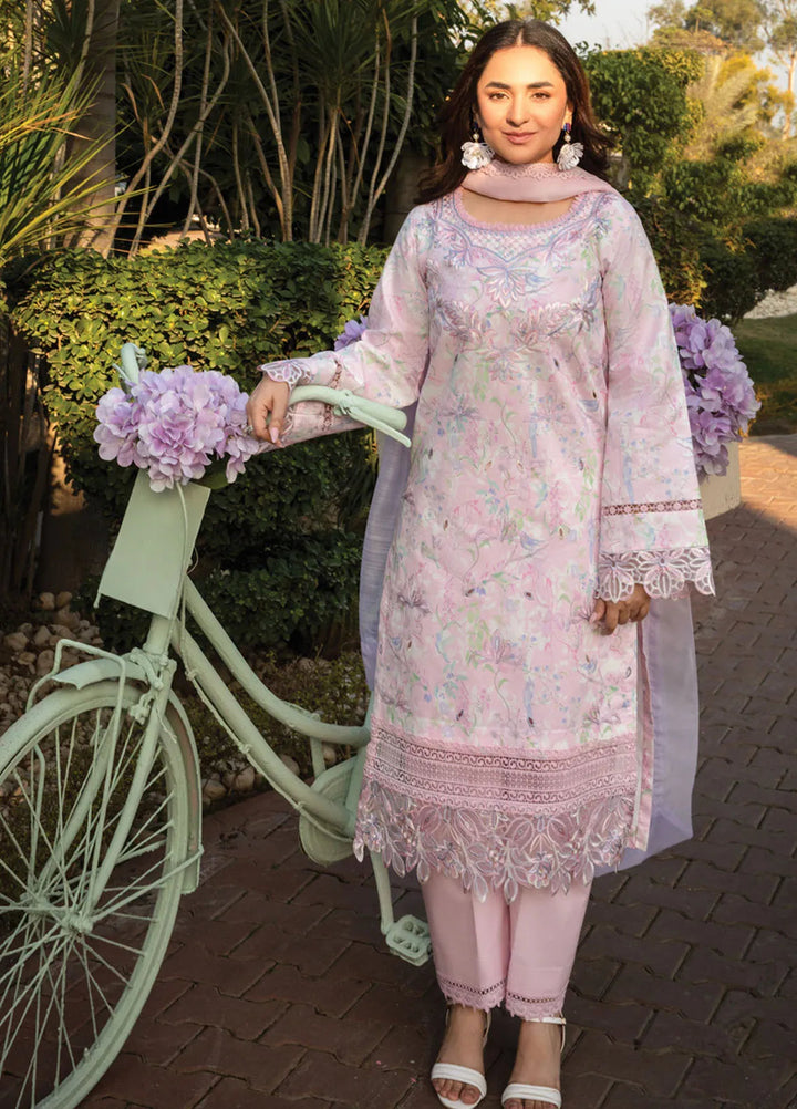 Florence by Rang Rasiya Embroidered Lawn Suit Unstitched 3 Piece RR25F D-11 Rania - Summer Collection