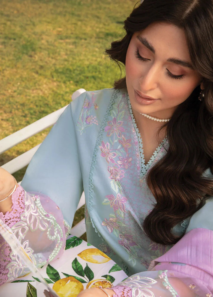 Florence by Rang Rasiya Embroidered Lawn Suit Unstitched 3 Piece RR25F D-13 Alizeh - Summer Collection