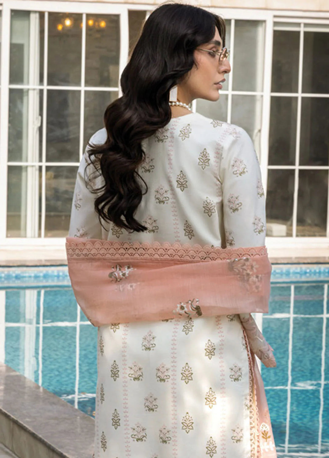 Florence by Rang Rasiya Embroidered Lawn Suit Unstitched 3 Piece RR25F D-14 Miraal - Summer Collection
