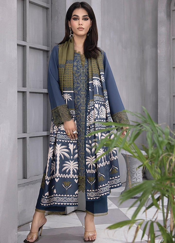 Florence By Rang Rasiya Embroidered Linen Suits Unstitched 3 Piece RR23FLL D-04 Zahabia - Winter Collection