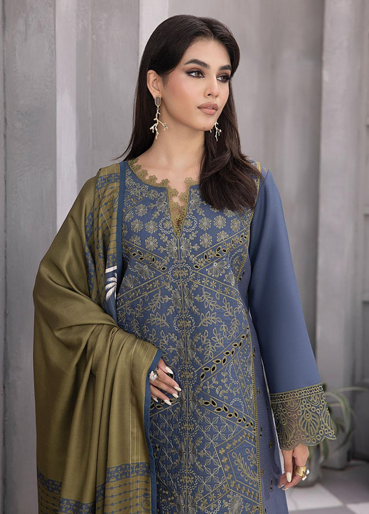 Florence By Rang Rasiya Embroidered Linen Suits Unstitched 3 Piece RR23FLL D-04 Zahabia - Winter Collection