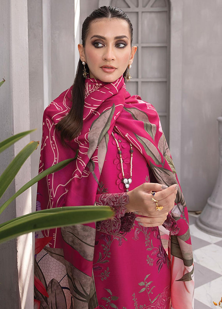 Florence By Rang Rasiya Embroidered Linen Suits Unstitched 3 Piece RR23FLL D-08 Raisa - Winter Collection