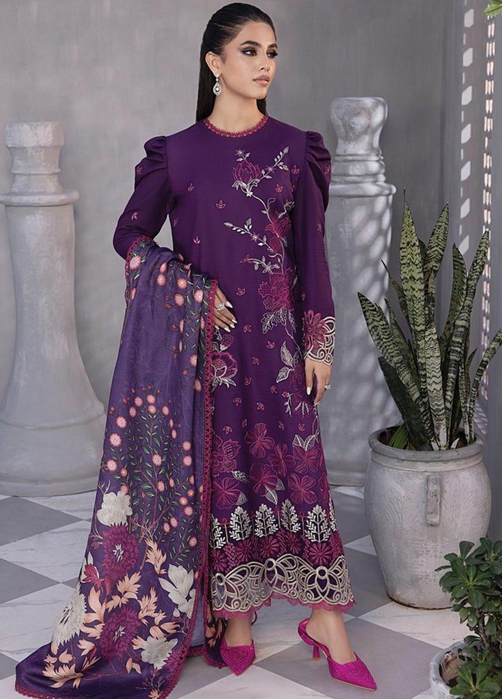 Florence By Rang Rasiya Embroidered Linen Suits Unstitched 3 Piece RR23FLL D-09 Saheefa - Winter Collection