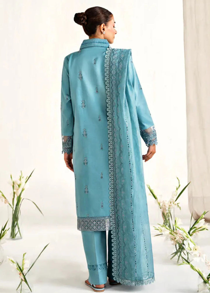 Florent Embroidered Lawn Suit Unstitched 3 Piece FL24F FL-2A - Summer Collection