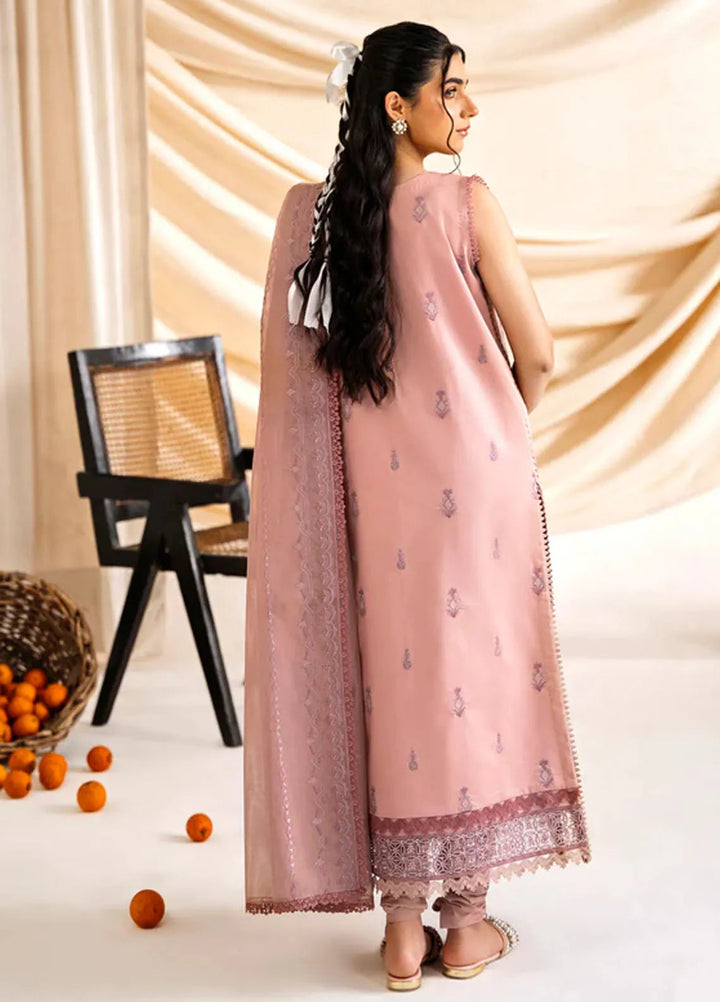 Florent Embroidered Lawn Suit Unstitched 3 Piece FL24F FL-2B - Summer Collection