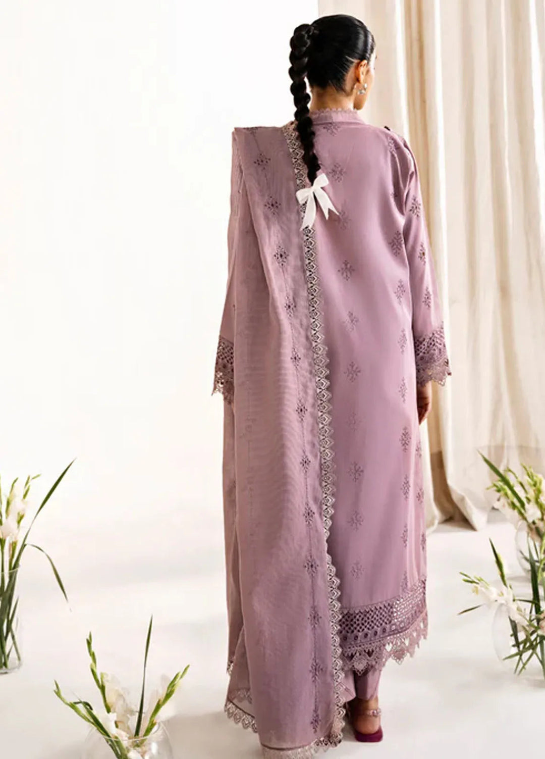 Florent Embroidered Lawn Suit Unstitched 3 Piece FL24F FL-3A - Summer Collection