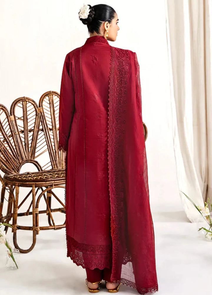 Florent Embroidered Lawn Suit Unstitched 3 Piece FL24F FL-5 - Summer Collection