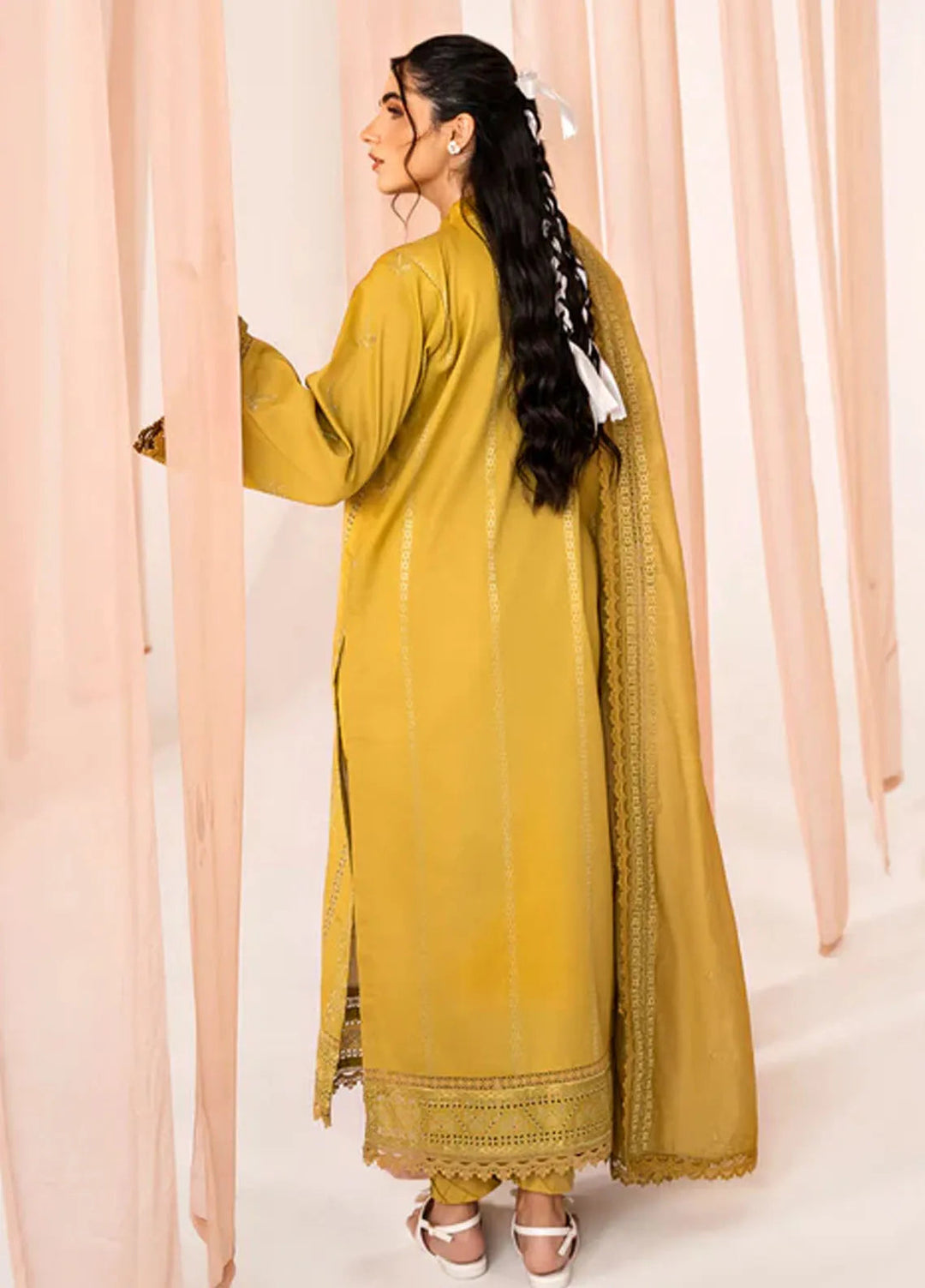 Florent Embroidered Lawn Suit Unstitched 3 Piece FL24F FL-6A - Summer Collection