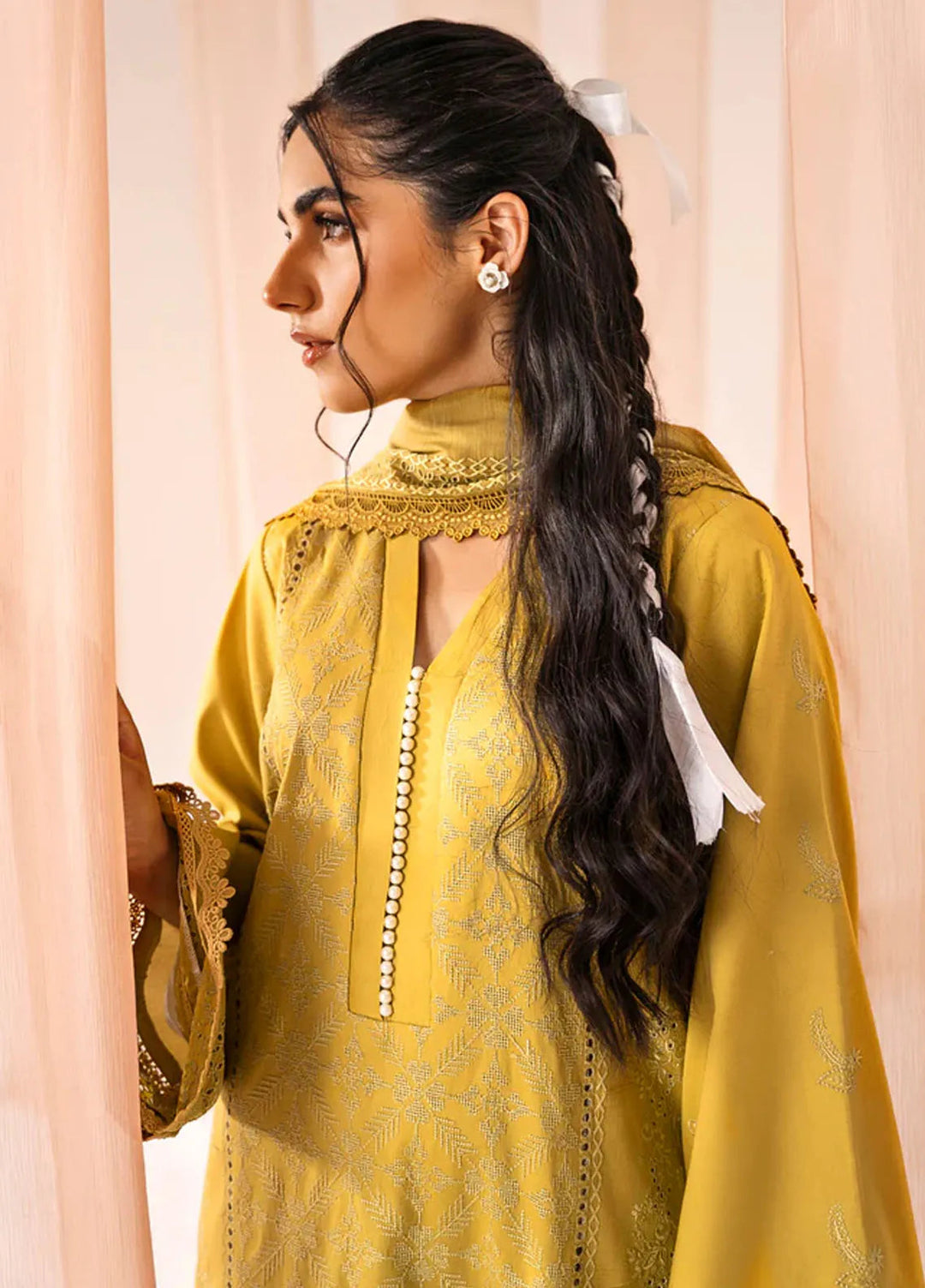 Florent Embroidered Lawn Suit Unstitched 3 Piece FL24F FL-6A - Summer Collection