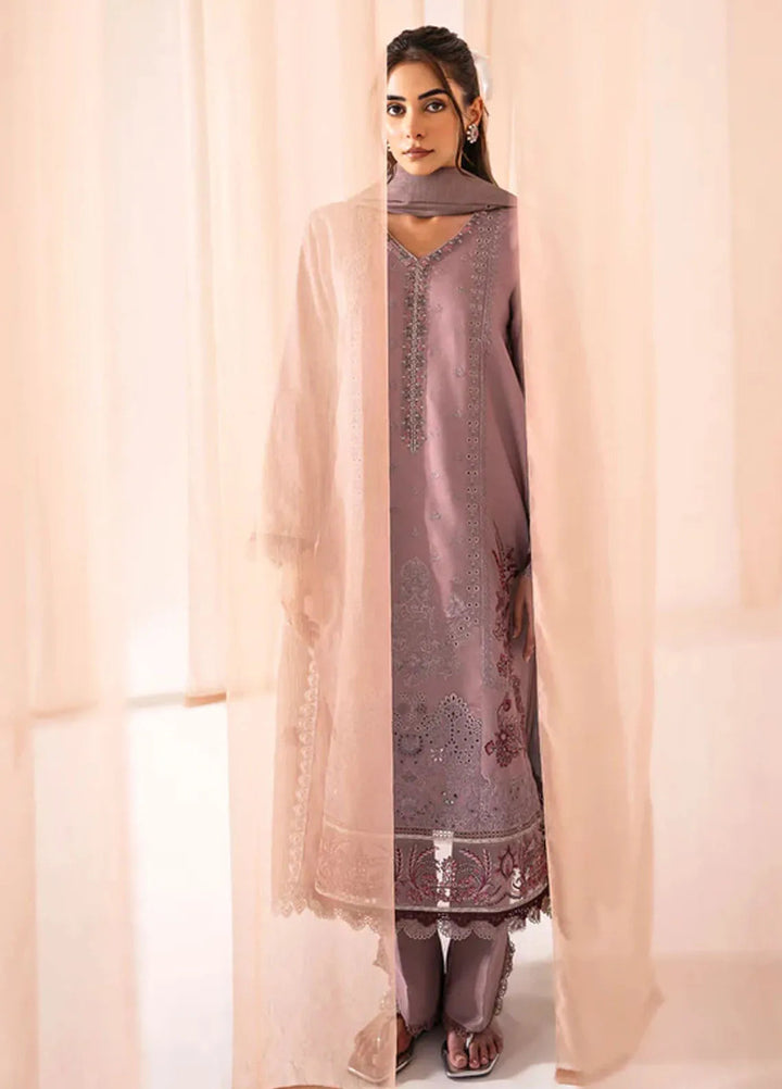 Florent Embroidered Lawn Suit Unstitched 3 Piece FL24F FL-7 - Summer Collection