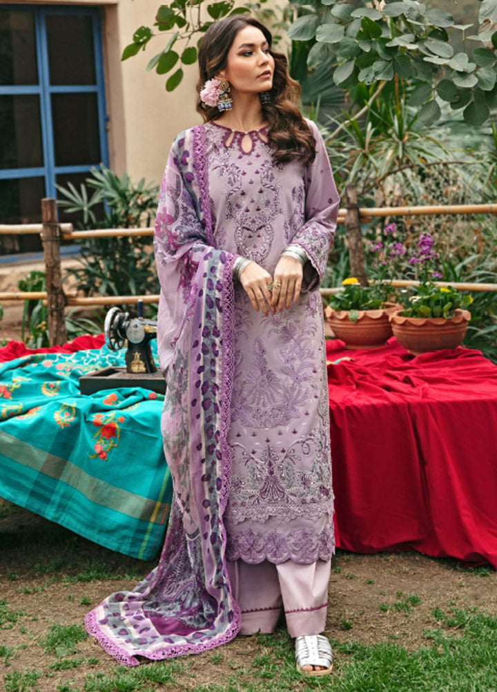 Florent Embroidered Lawn Suit Unstitched 3 Piece FL24LL FL-1A - Luxury Summer Collection